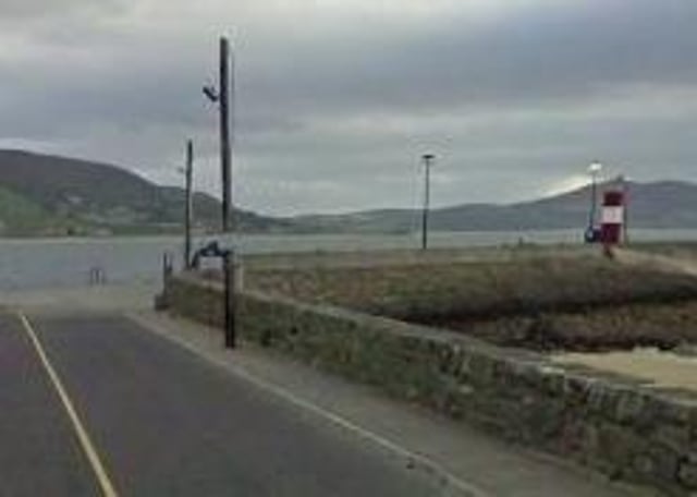 Buncrana pier.
