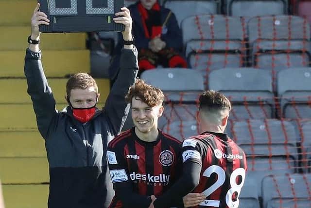 Mallon had to bide his time before making his Bohemians debut against Waterford.