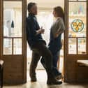 He (James McAvoy) and She (Sharon Horgan)