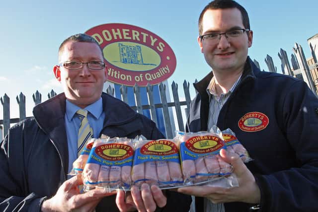 Doherty's famous sausages.