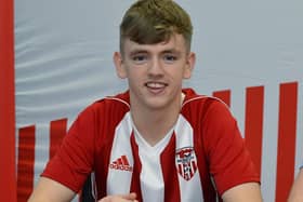 Ciaron Harkin was delighted to pen a new contract at Derry City.