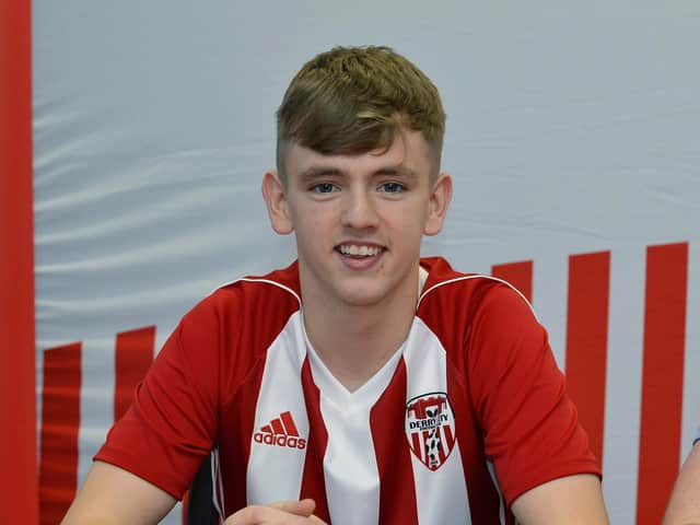 Ciaron Harkin was delighted to pen a new contract at Derry City.
