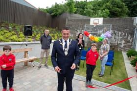 Mayor of Derry and Strabane, Graham Warke: "I'm absolutely delighted to visit Donemana and to see this work first-hand which provides a great space for the Drummond Centre Project and the Donemana community to enjoy."