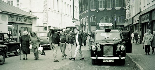 Black taxi to Creggan?.... William Street.