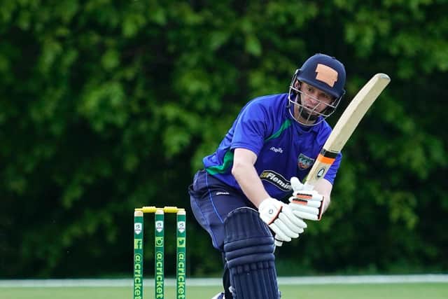 William Porterfield scored an impressive 52 in the North West Warriors win at Pembroke.