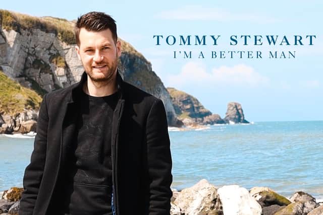Former Irish League player Thomas Stewart has recorded and released a song.