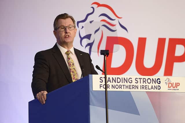 New DUP Leader Jeffrey Donaldson pictured previously. Picture By: Arthur Allison/Pacemaker Press