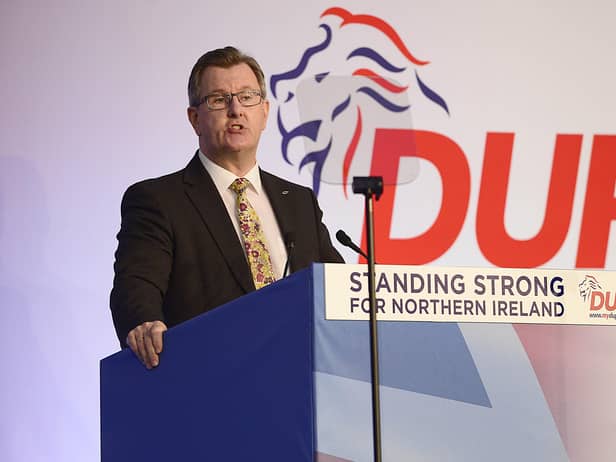 New DUP Leader Jeffrey Donaldson pictured previously. Picture By: Arthur Allison/Pacemaker Press