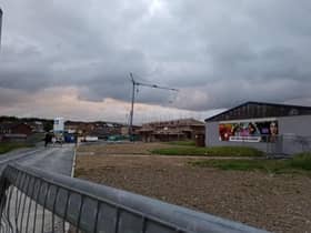 The new community centre under development in the heart of Galliagh.