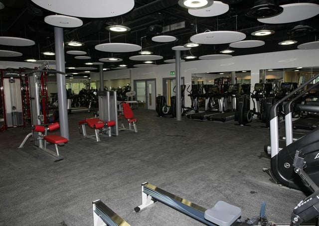 The gym at Foyle Arena in Derry. DER1615MC052