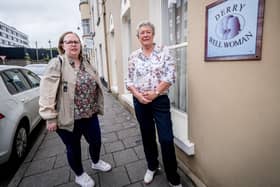 Patrice Doherty and Susan Gibson at Derry Well Women’s premises where the group is supporting people living with cancer. Derry Well Women has been awarded almost £500,000 as part of an announcement of £2.6 million of funding from The National Lottery Community Fund to groups across Northern Ireland.