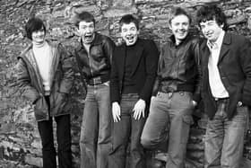 The Undertones at Bull Park, Derry, in the late 1970s. Photo: Larry Doherty.