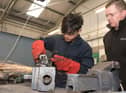 2019: Ricardo Butler and Shane Colgan, Fabrication & Welding, at the North West Regional College Inter Campus Skillbuild competition.
