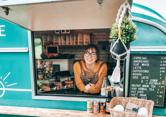 Stephanie Bradley at Offing Coffee.