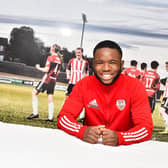 Derry City's James Akintunde has signed a new contract extension. Picture by Kevin Morrison