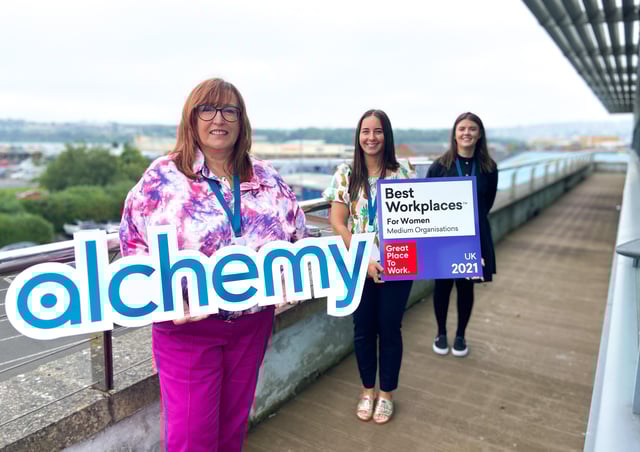 Anne O’Neill, Head of HR, Katie Forrest, HR Assistant and Lauren Baker, Resource Manager