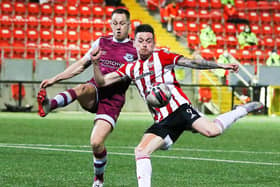 Derry City striker David Parkhouse. Picture by Kevin Moore/MCI