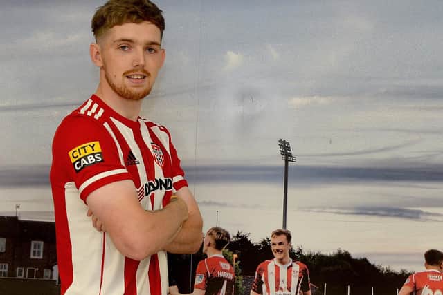 Derry City's new signing Jamie McGonigle. Picture by George Sweeney