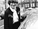 Lady Diana Spencer leaving her flat in Kensington, London