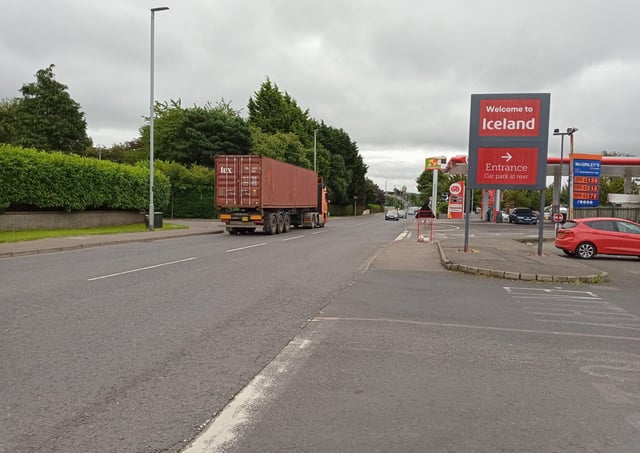 The Buncrana Road in Derry.
