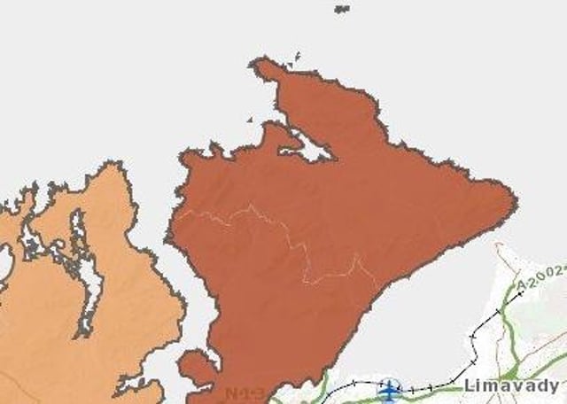 Inishowen's cases of Covid 19 are some of the highest in the South. Picture: Covid Data Hub.