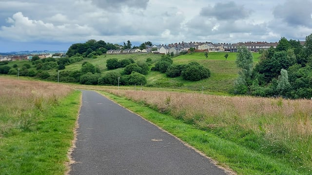 Creggan burn field in Derry's Glen area.