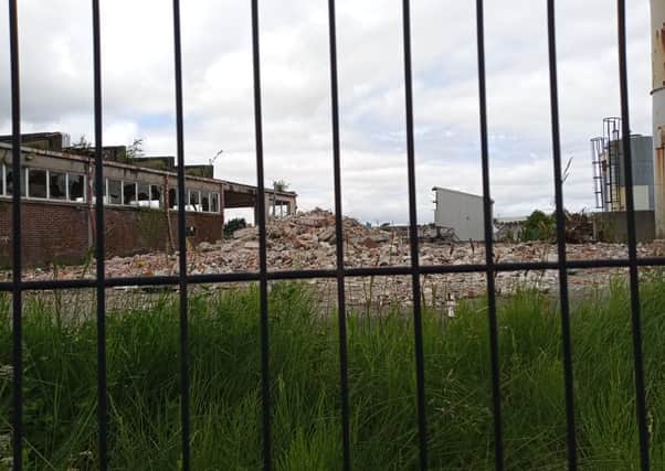 Preparatory clearance work across the Artnz Belting company site is ongoing.