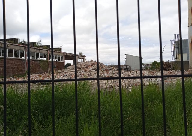 Preparatory clearance work across the Artnz Belting company site is ongoing.
