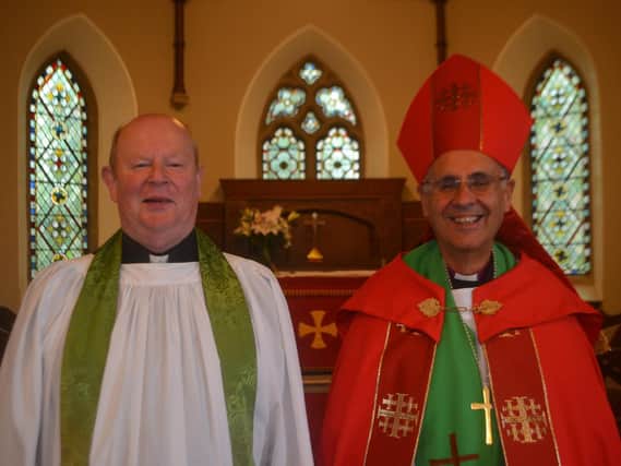 Rev Canon David Crooks (Rector of Taughboyne Group of Parishes) and his brother-in-law, Rt Rev Hall Spiers, Bishop of Mahajanga.