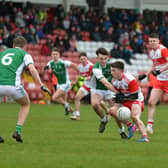 Derry's Conleth McGuckian will play a key role for the Oak Leafers  on Friday night.
(Photo: George Sweeney)