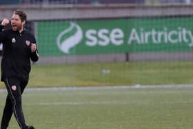 Derry City boss Ruaidhri Higgins responds to Vinny Perth's comments on Patrick McEleney's pre-contract announcement.