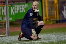 Cliftonville goalkeeper Aaron McCarey.