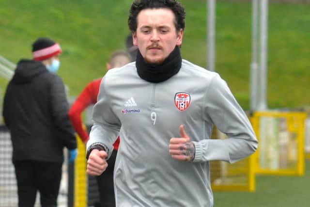 David Parkhouse, Derry City striker.
