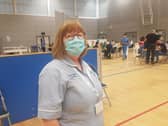Marion McAuley, Senior Nursing Assistant at the Foyle Arena.