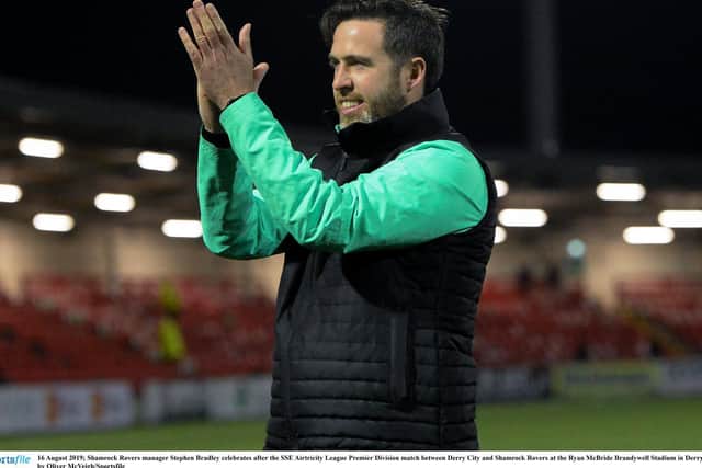 Shamrock Rovers boss Stephen Bradley was delighted with the second half performance.