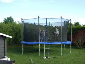 Parents are advised all trampolines should have safety netting. (File picture)