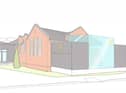 One of the proposed options for the extension to the existing Atelier building in Ebrington.