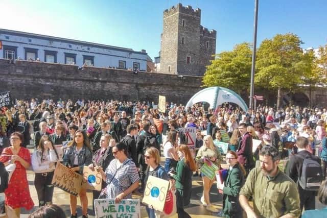 A huge youth-led protest calling for Climate Action back in September 2019.