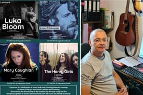 Derry music producer Kieran Dulop and some of the fantastic artists who will be playing over the coming months.