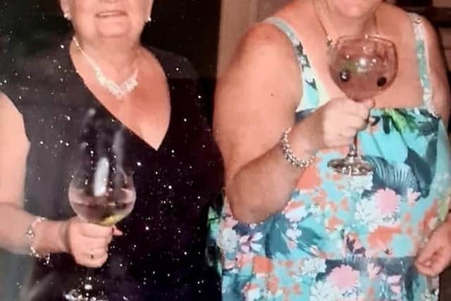 The two Geraldines: Pink Ladies Geraldine Deery and Geraldine McGurk.