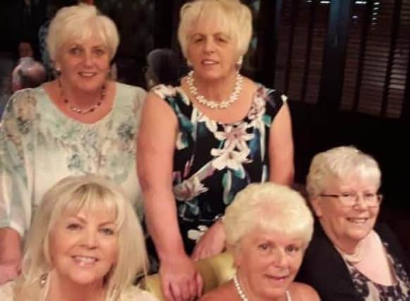 Geraldine with members of her family.