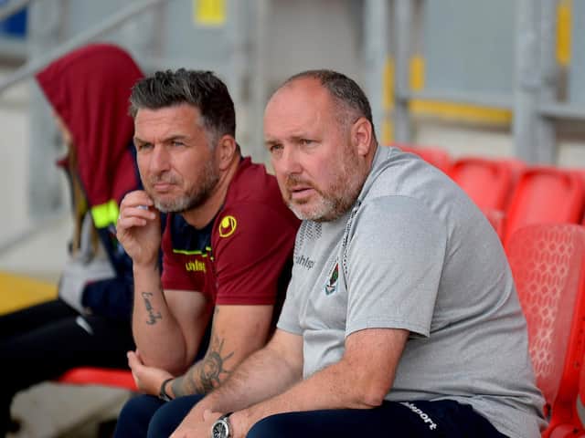 Institute manager Sean Connor (right) has struggled with his mental health over the past six months.