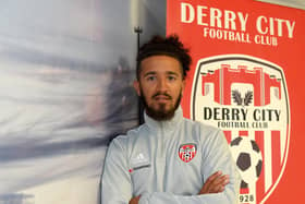 Bastien Hery has joined Derry City on loan from Bohemians. Photograph by George Sweeney.