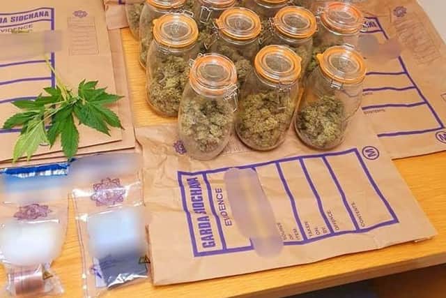 An Garda Síochána have seized €17,300 worth of suspected cannabis herb under Operation Tara following the search of a house in the Ramelton area of Donegal