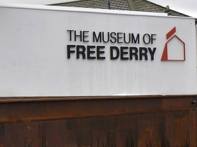 The Museum of Free Derry in Glenfada Park in Derry. DER0717GS009