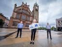 Senior Leader at Allstate NI David Quinn, Senior Application Developer Tanya Adair and Business Information Security Officer Tony McElhinney.