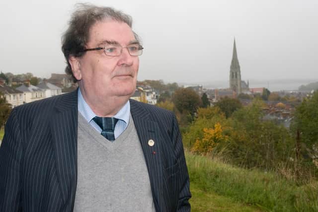John Hume in Derry in 2010.
