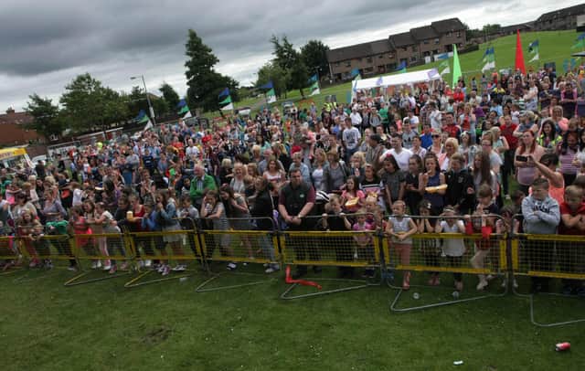 A previous community festival held at Fergleen Park back in 2014.