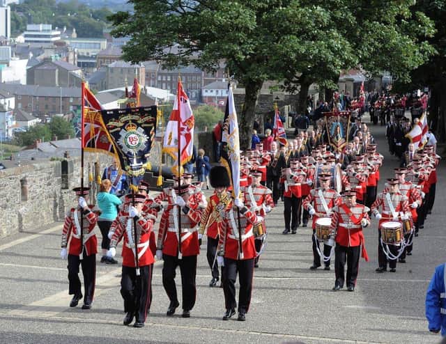 An Apprentice Boys march in Derry.
