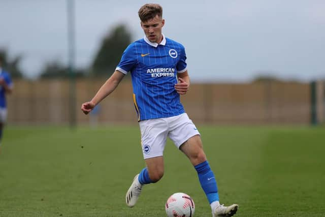 Ben Wilson in action for Brighton U23s last season.